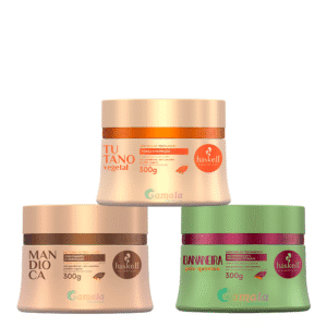 Kit Haskell Cronograma Bananeira Mandioca Tutano 300g