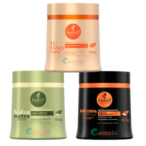 Kit Haskell Encorpa Cabelo Hidranutre Tutano 500g