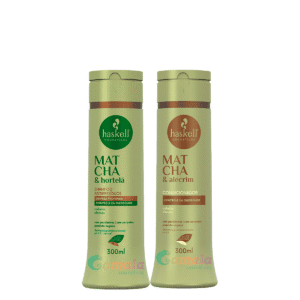 Kit Haskell Matcha Shampoo Hortelã E Cond Alecrim 300ml