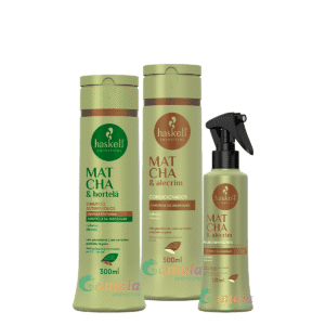 Kit Haskell Matcha Sh Hortela E Cond Alecrim E Fluido 300ml
