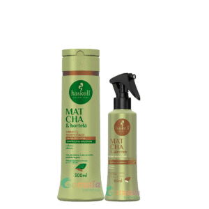 Kit Haskell Matcha Shampoo Hortela E Fluido Alecrim 300ml