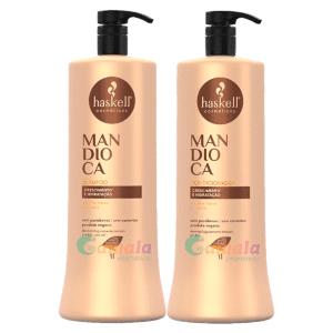 Kit Haskell Mandioca Shampoo E Condicionador 1 Litro
