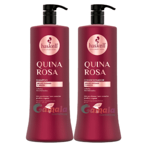 Kit Haskell Quina Rosa Shampoo E Condicionador 1 Litro