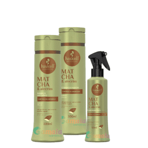Kit Haskell Matcha Shampoo Condicionador E Fluido 300ml