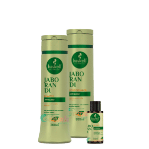 Kit Haskell Jaborandi Shampoo Condicionador E Nectavita 300ml