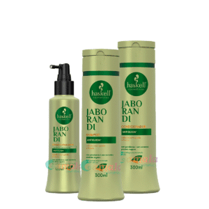 Kit Haskell Jaborandi Shampoo Condicionador E Tônico 300ml