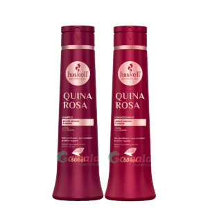 Kit Haskell Quina Rosa Shampoo E Condicionador 500ml