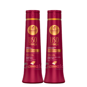 Kit Haskell Liso Com Forca Shampoo Condicionador 500ml