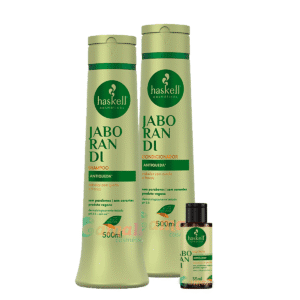 Kit Haskell Jaborandi Shampoo Condicionador E Nectavita 500ml