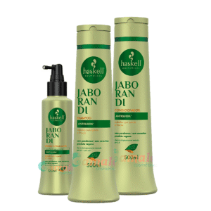 Kit Haskell Jaborandi Shampoo Condicionador E Tônico 500ml