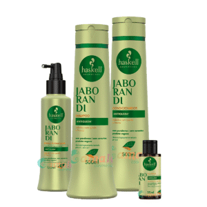 Kit Haskell Jaborandi Shampoo Cond Nectavita E Tônico 500ml