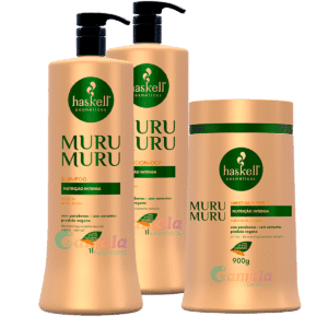 Kit Haskell Murumuru Shampoo Condicionador E Máscara 1 Litro