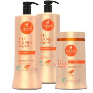 Kit Haskell Tutano Shampoo Condicionador E Máscara 1 Litro