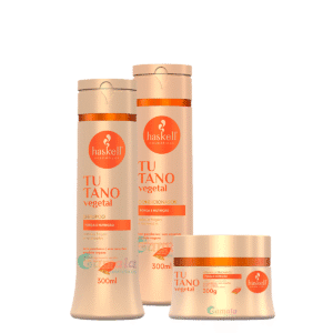 Kit Haskell Tutano Shampoo Condicionador E Máscara 300ml