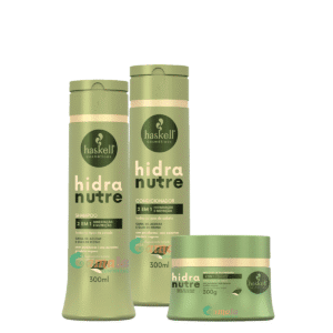 Kit Haskell Hidranutre Shampoo Condicionador e Mascara 300