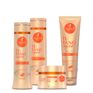 Kit Haskell Tutano Shampoo Condicionador Máscara E Leave 300
