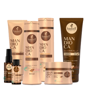 Kit Haskell Mandioca Sh Cond Masc Leave Nect Rep E Ativ 300ml