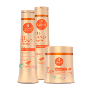 Kit Haskell Tutano Shampoo Condicionador E Máscara 500ml