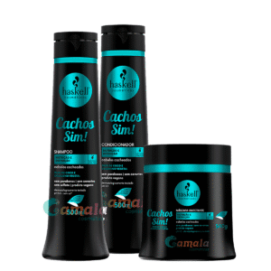 Kit Haskell Cachos Sim Sh Condicionador E Mascara 500Ml