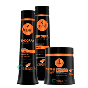 Kit Haskell Encorpa Shampoo Condicionador E Máscara 500Ml