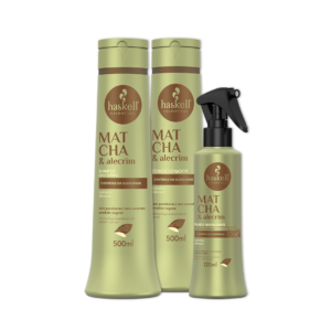 Kit Haskell Matcha Shampoo Condicionador E Fluido 500ml