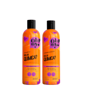 Kit Oh My Shampoo e Condicionador Rolou Química Vegano 300ml