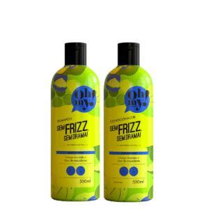 Kit Oh My Shampoo E Condicionador Sem Frizz Sem Drama 500ml