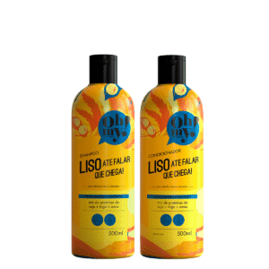 Kit Oh My Shampoo E Condicio. Liso Até Falar Que Chega 500ml