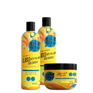 Kit Oh My Shampoo Cond Másca. Liso Até Falar Que Chega 300ml