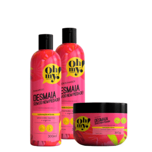 Kit Oh My Shampoo Cond Masc Desmaia Sem Do Nem Piedade 300ml