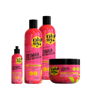 Kit Oh My Sh Cond Másc Finalizador Desmaia Sem Do Nem Piedade 300ml