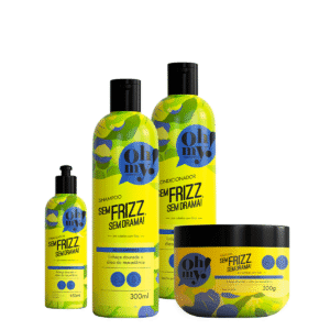 Kit Oh My Sh Cond Másc Finalizador Sem Frizz Sem Drama 300ml