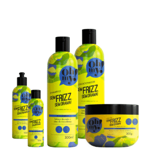 Kit Oh My Sh Cond Másc Finalizador Sérum Sem Frizz Sem Drama 300ml