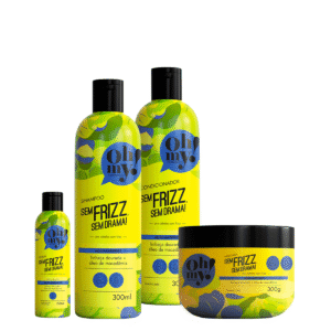 Kit Oh My Shampoo Cond Másc Sérum Sem Frizz Sem Drama 300ml