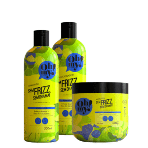Kit Oh My Shampoo Cond E Máscara Sem Frizz Sem Drama 500ml