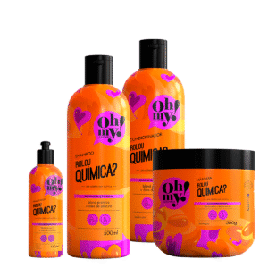 Kit Oh My Shampoo Cond Másc Finalizador Rolou Química Vegano 500ml