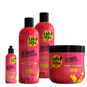 Kit Oh My Sh Cond Másc Finalizador Desmaia Sem Dó Piedade 500ml