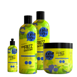 Kit Oh My Sh Cond Másc Finalizador Sem Frizz Sem Drama 500ml