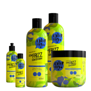 Kit Oh My Sh Cond Másc Finalizador Sérum Sem Frizz Sem Drama 500ml
