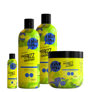 Kit Oh My Shampoo Cond Másc Sérum Sem Frizz Sem Drama 500ml