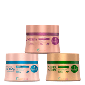 Kit Haskell Cronograma Ametista Bendito Loiro Murumuru 300g