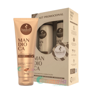 Kit Haskell Mandioca Promopack Leave Crescimento Hidratação