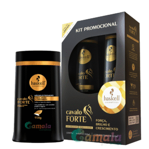 Kit Haskell Cavalo Forte Shampoo Condicionador 500 Masc 900