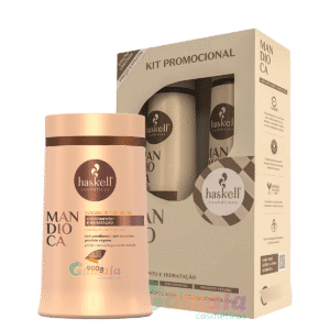 Kit Haskell Mandioca Shampoo Condicionador 500 Mascara 900g