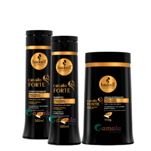 Kit Haskell Cavalo Forte Shampoo Condicionador 300 Masc 900