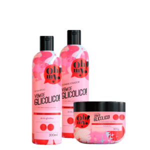 Kit Oh My Shampoo Cond Masc Vem de Glicólico! 300ml