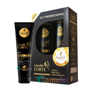 Kit Haskell Cavalo Forte Promopack +leave Antiqueda E Brilho