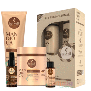 Kit Haskell Mandioca Sh Cond Masc Leave Nect Reparador 500ml