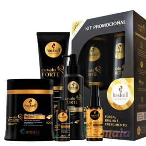 Kit Haskell Cavalo Forte Sh Cond Masc Leave Comp Selante+Tonico 500