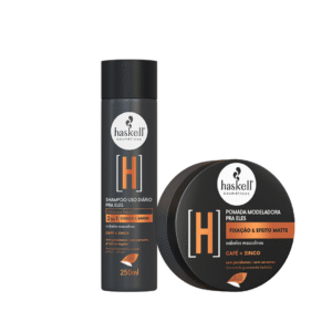 Kit Haskell H Shampoo Cabelo E Barba E Pomada Modeladora